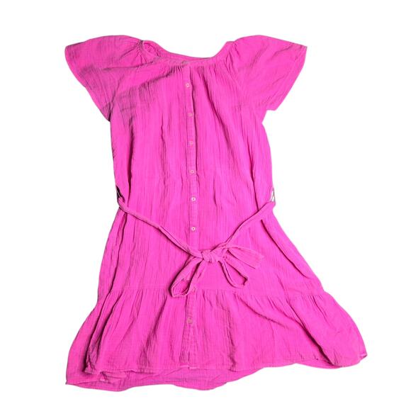 Vineyard Vines Pink Gauze Shirt Women's Dress Size: XL - Picture 2 of 4